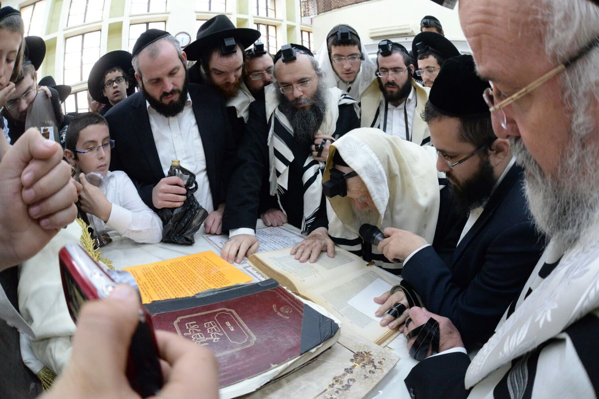 מרן שר התורה בהתרת נדרים וסיום חצי ש"ס