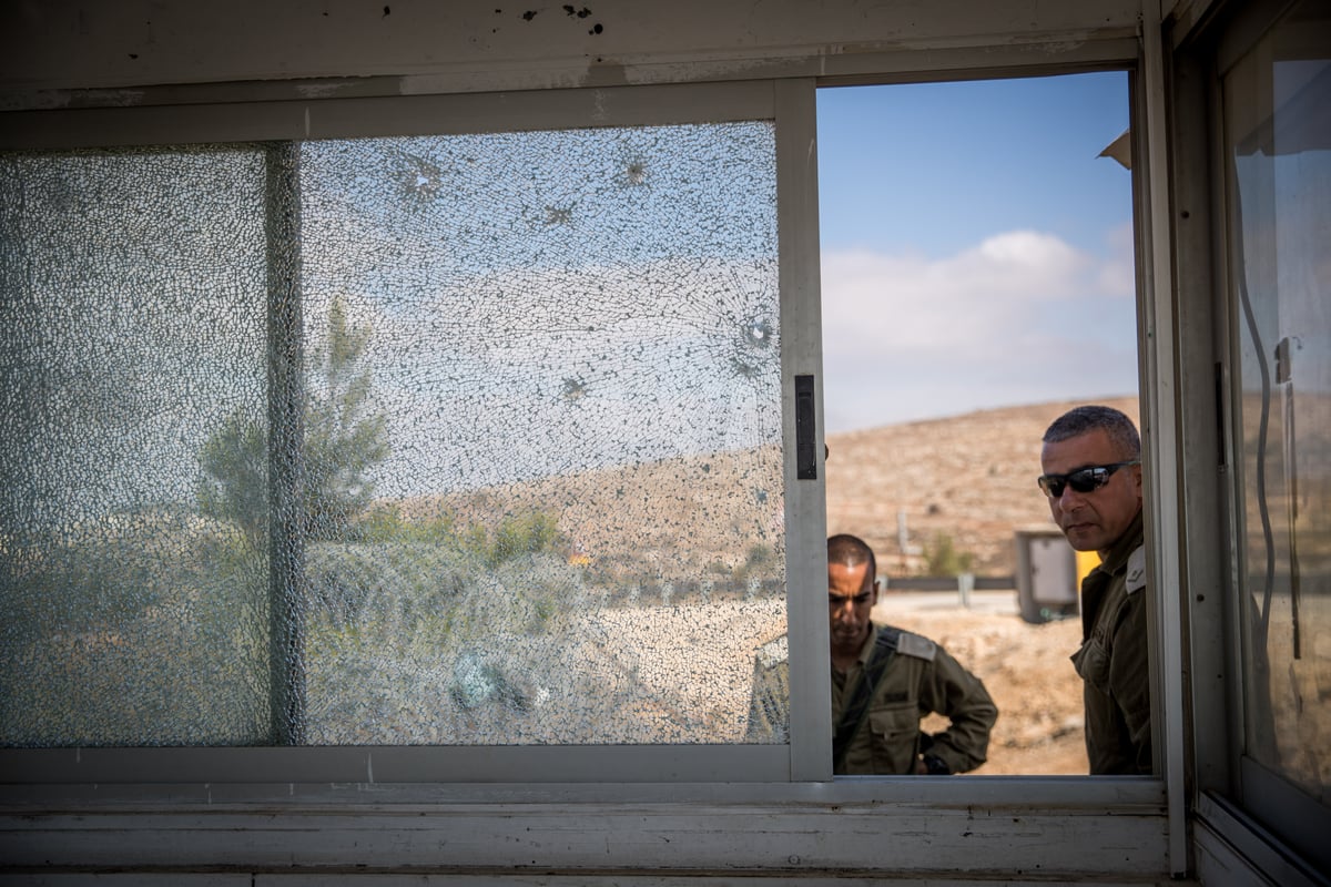 שלושה נרצחים בהר אדר • זירת הפיגוע בתמונות