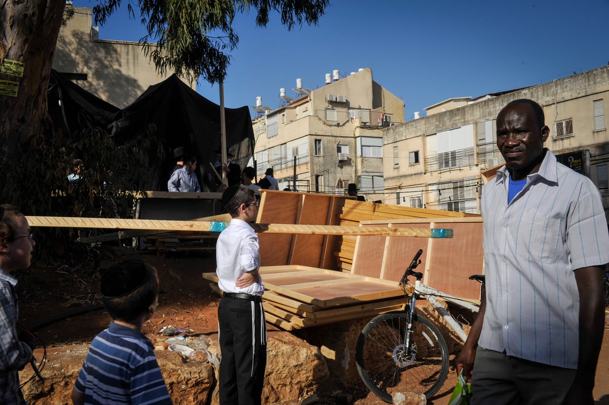 גלריה חגיגית: כך נערכים בבני ברק לחג הסוכות