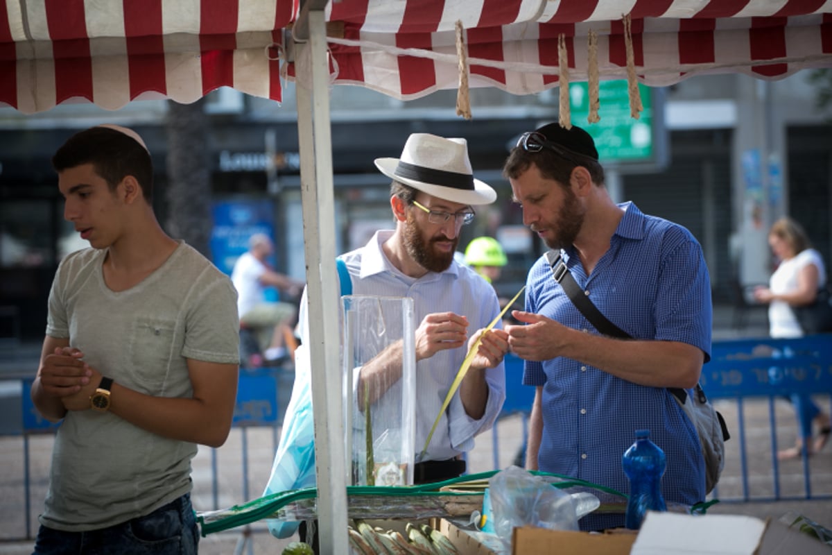 שוק ארבעת המינים בעיר תל אביב • גלריה