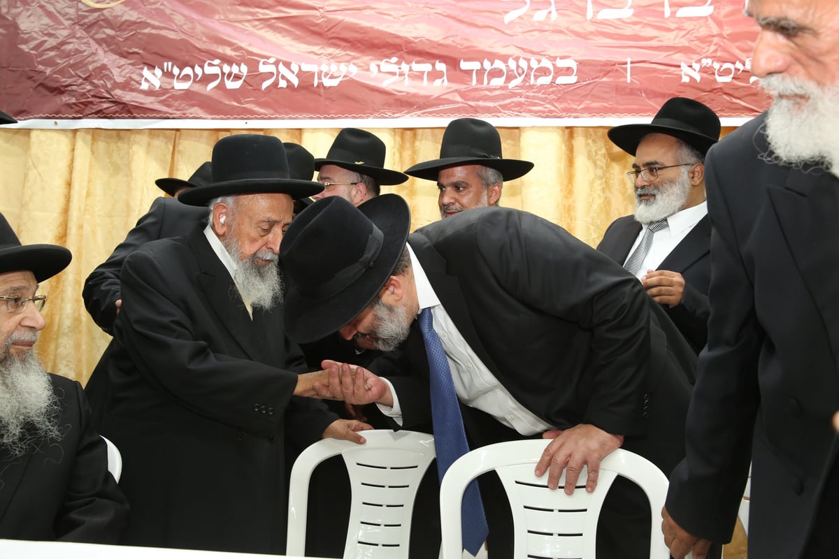 הקבלת פני רבו אצל הגאון רבי שלמה מחפוד • תיעוד