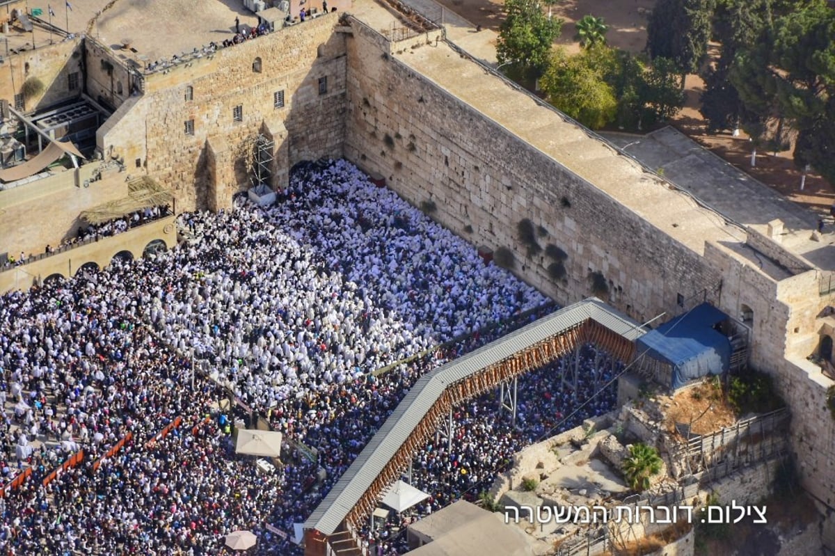 22 ילדים אבדו בכותל המערבי • התיעוד המשטרתי