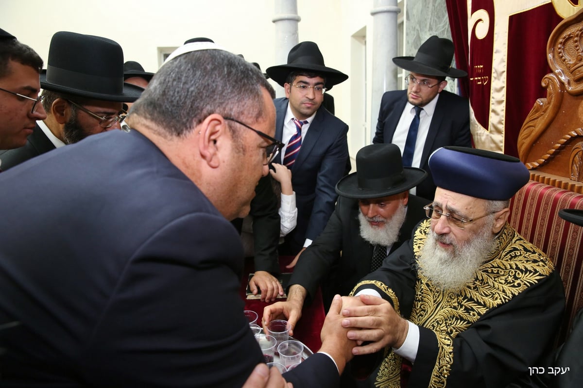 'הקבלת פני רבו' לראשון לציון הגר"י יוסף