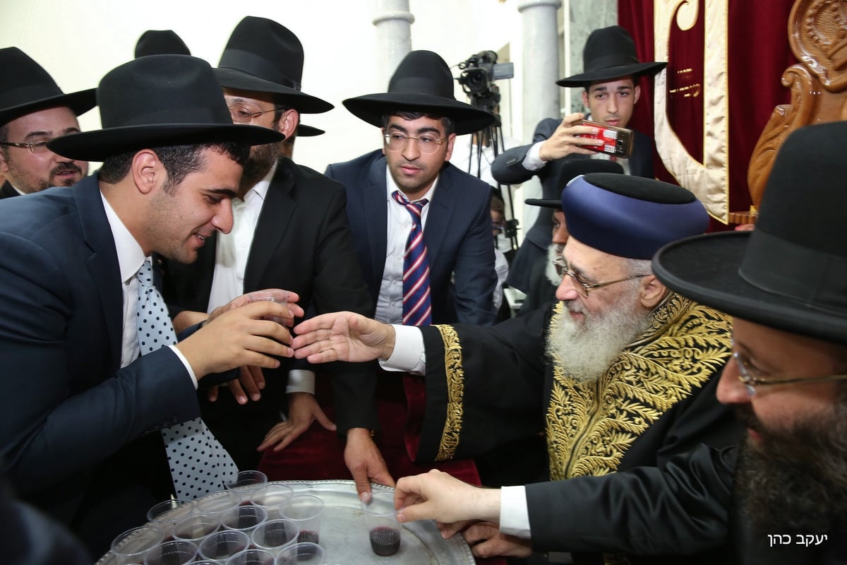 'הקבלת פני רבו' לראשון לציון הגר"י יוסף