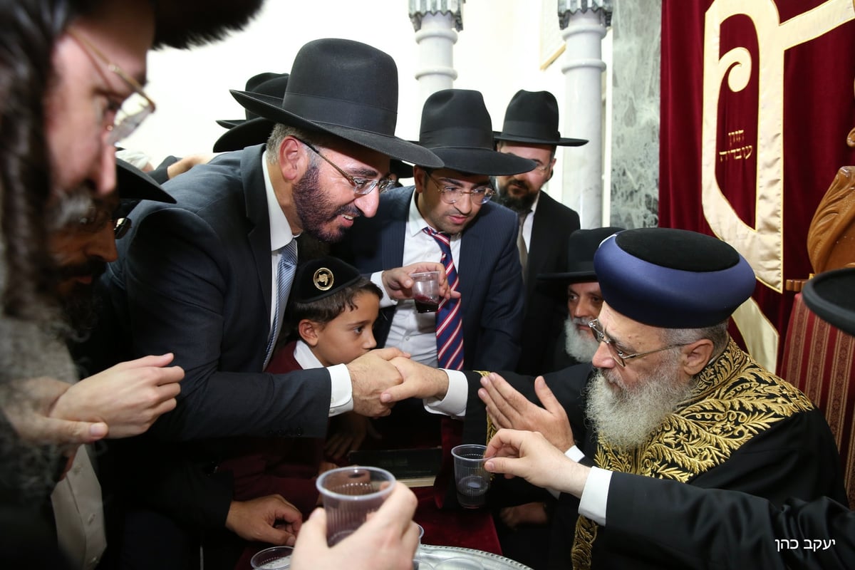 'הקבלת פני רבו' לראשון לציון הגר"י יוסף