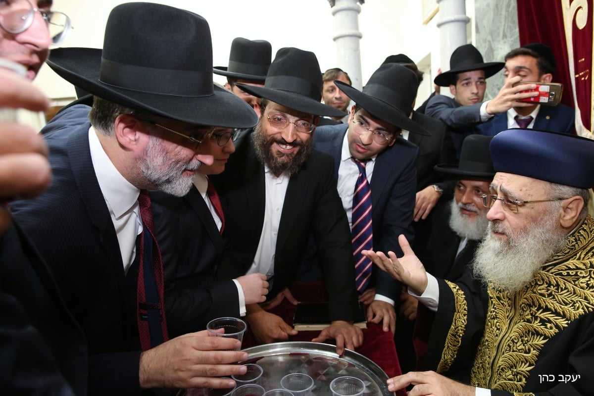 'הקבלת פני רבו' לראשון לציון הגר"י יוסף