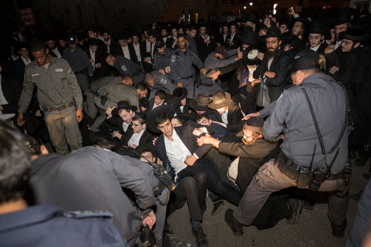 ערב 'יום הזעם': חרדים ותומכי 'הפלג' בתגרה אלימה בבירה