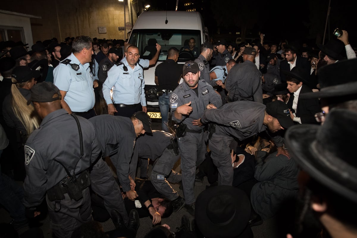 ערב 'יום הזעם': חרדים ותומכי 'הפלג' בתגרה אלימה בבירה