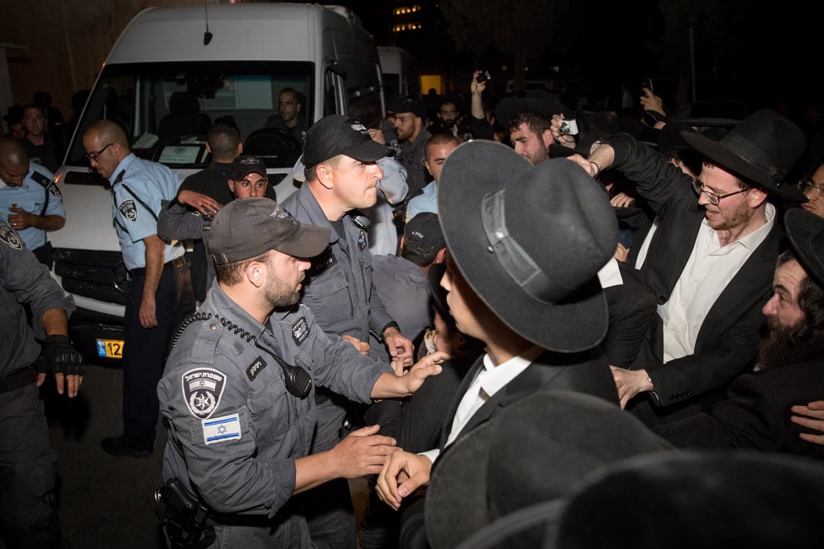 ערב 'יום הזעם': חרדים ותומכי 'הפלג' בתגרה אלימה בבירה