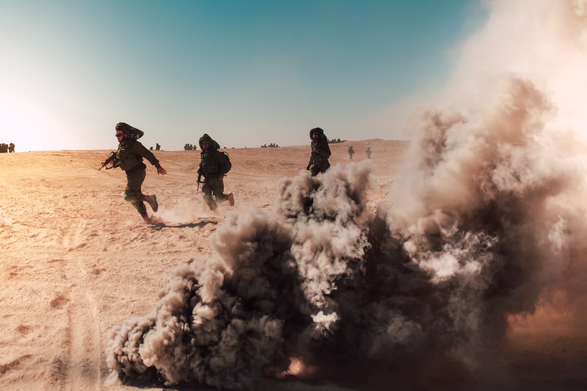 צפו: החיילים החרדים השתלטו על 'העיר הפלסטינית'