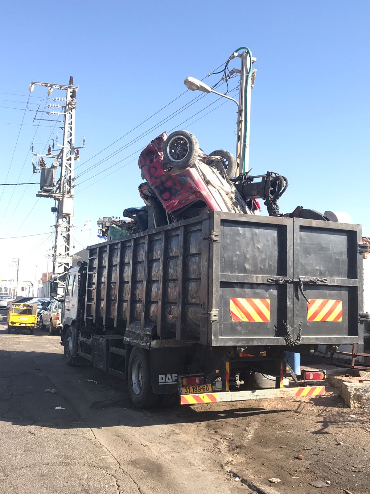 רכבי השטח המאולתרים נתפסו והועברו לגריטה