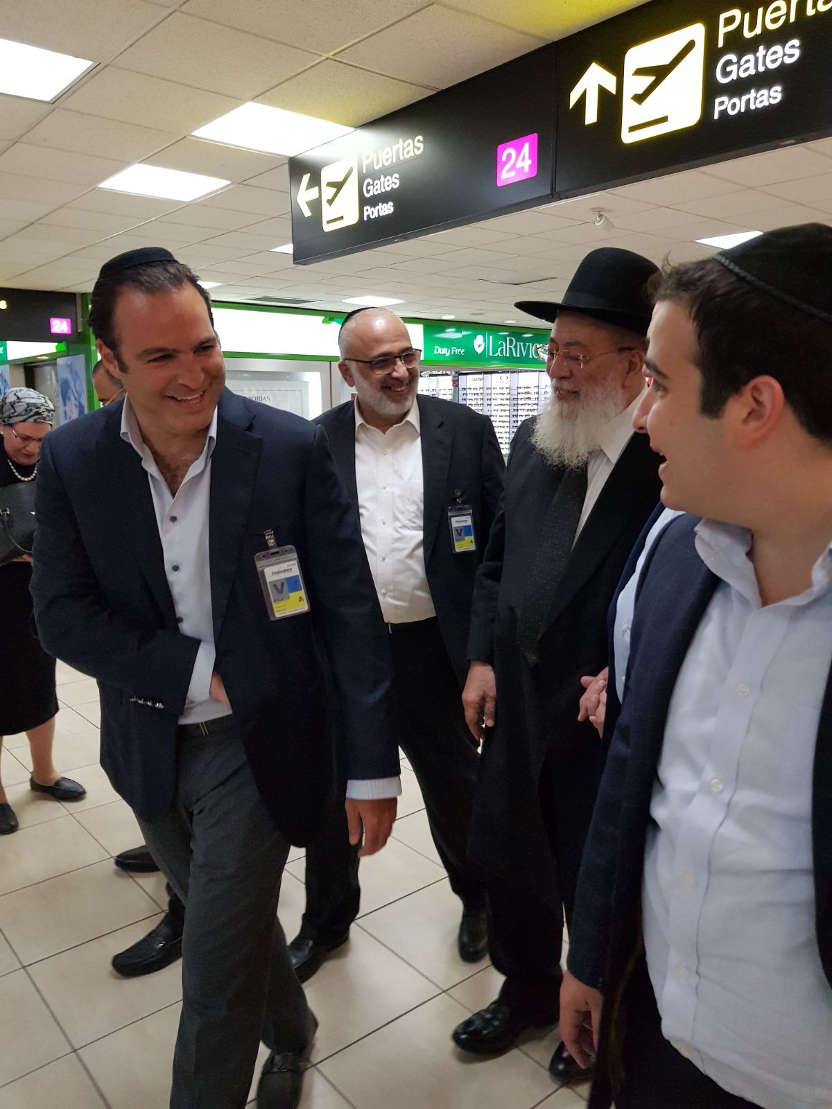 הראשל"צ הגר"ש עמאר בביקור תורני בפנמה