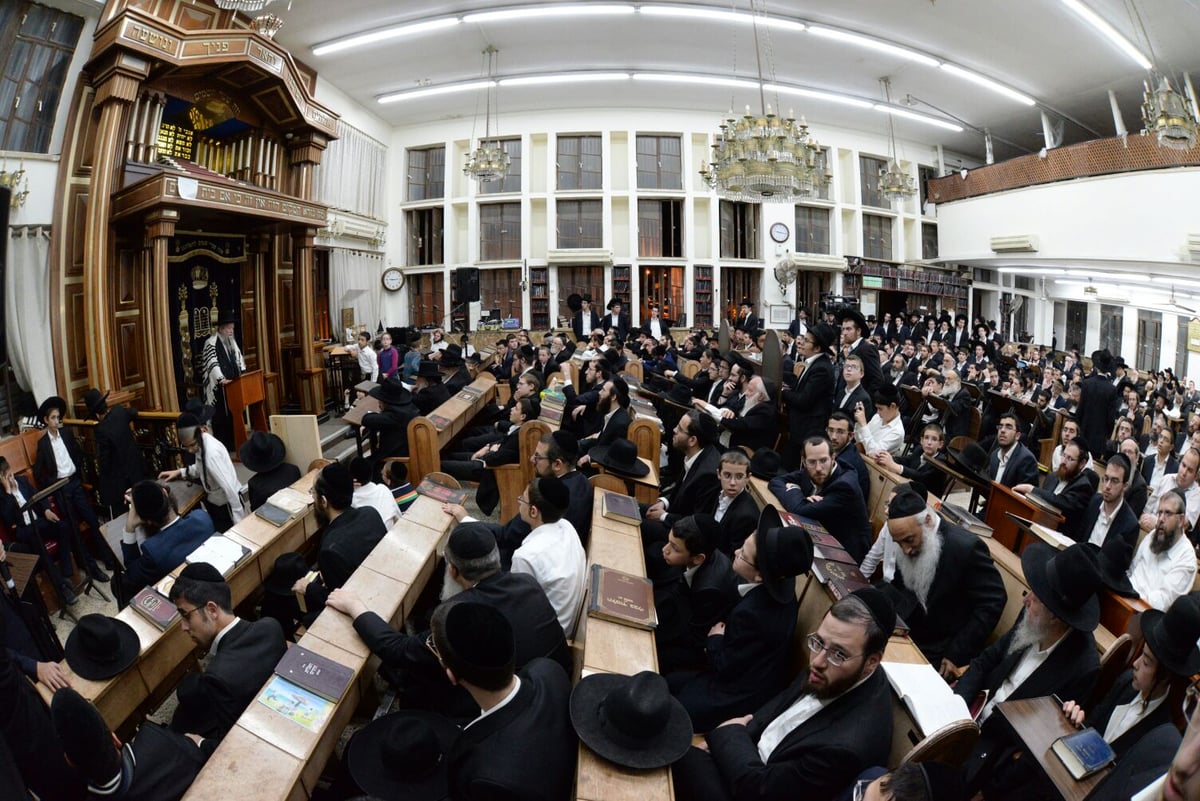 עצרת במלאות ה'שבעה'  לזקן המשגיחים • תיעוד