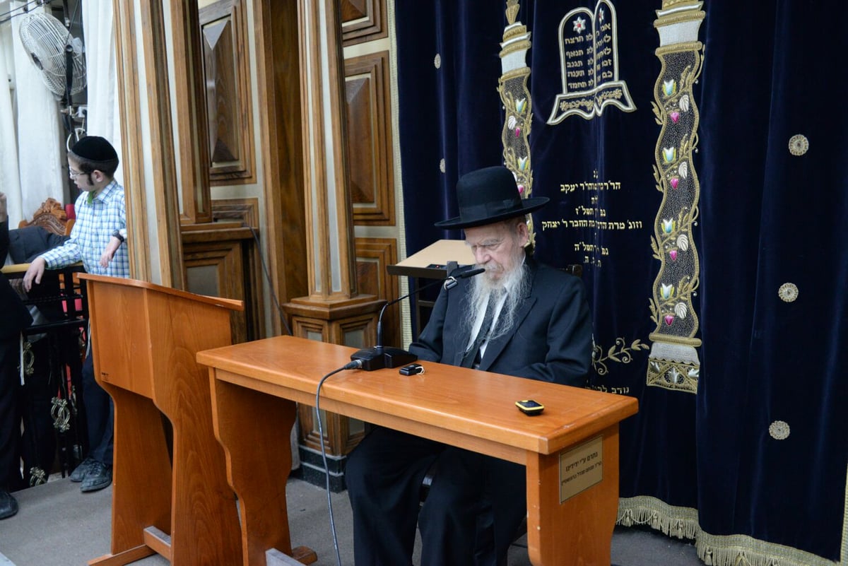 עצרת במלאות ה'שבעה'  לזקן המשגיחים • תיעוד