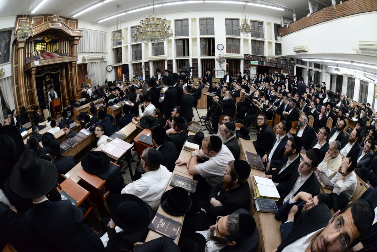 עצרת במלאות ה'שבעה'  לזקן המשגיחים • תיעוד