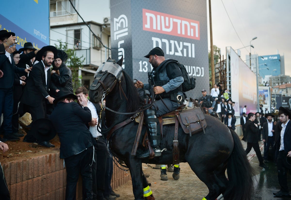 הפגנת 'הפלג', העימותים והמעצרים • גלריה