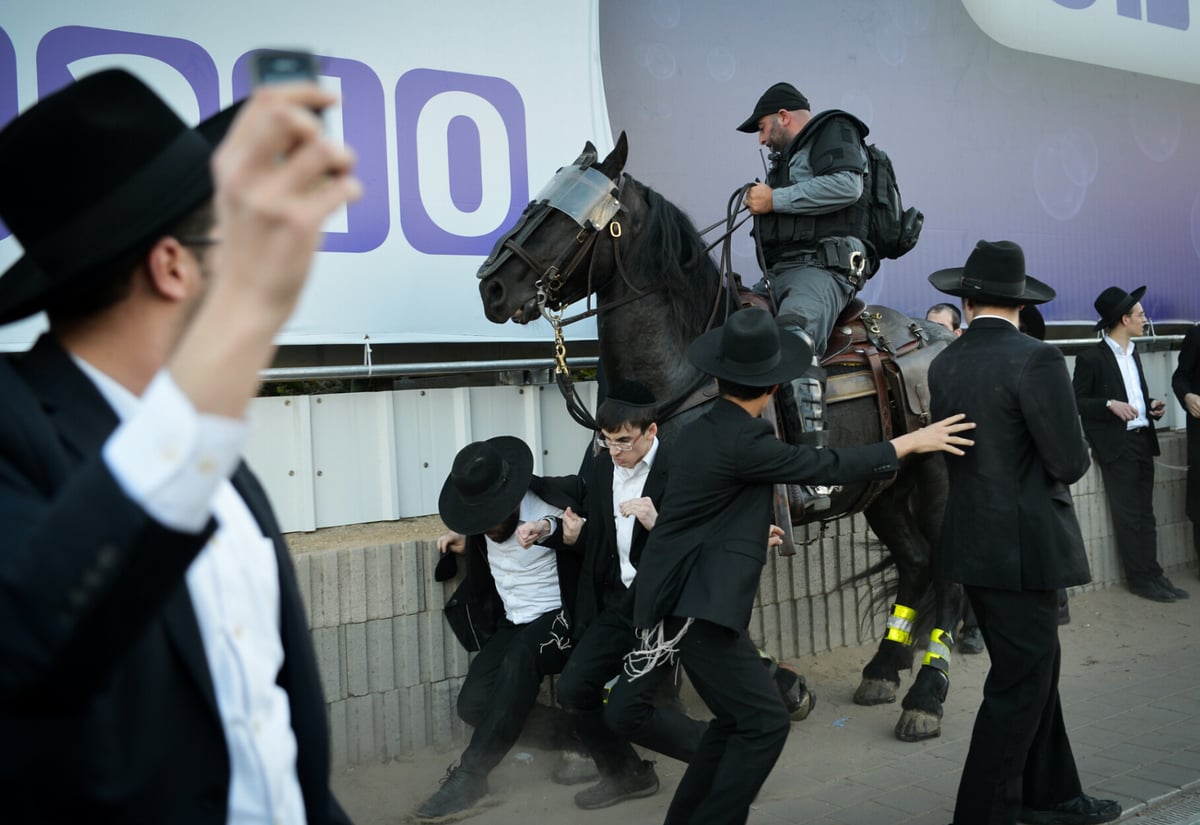 הפגנת 'הפלג', בשבוע שעבר