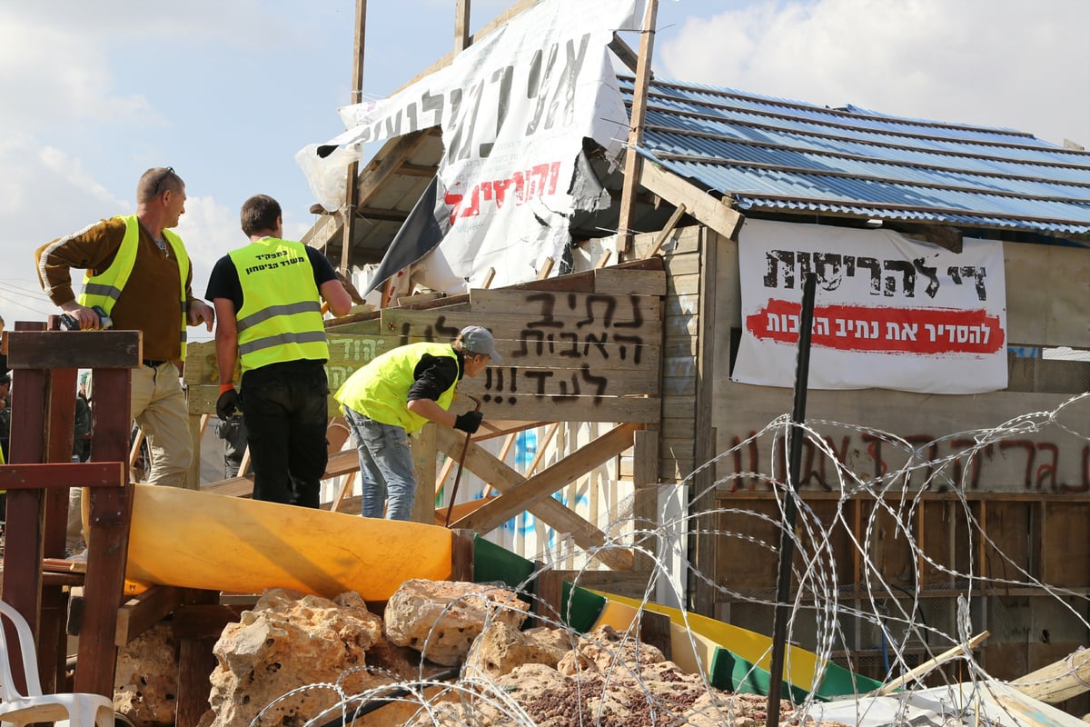 הושלם פינוי "הנגרייה" בנתיב האבות • צפו