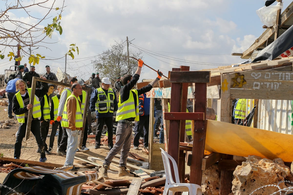 הושלם פינוי "הנגרייה" בנתיב האבות • צפו