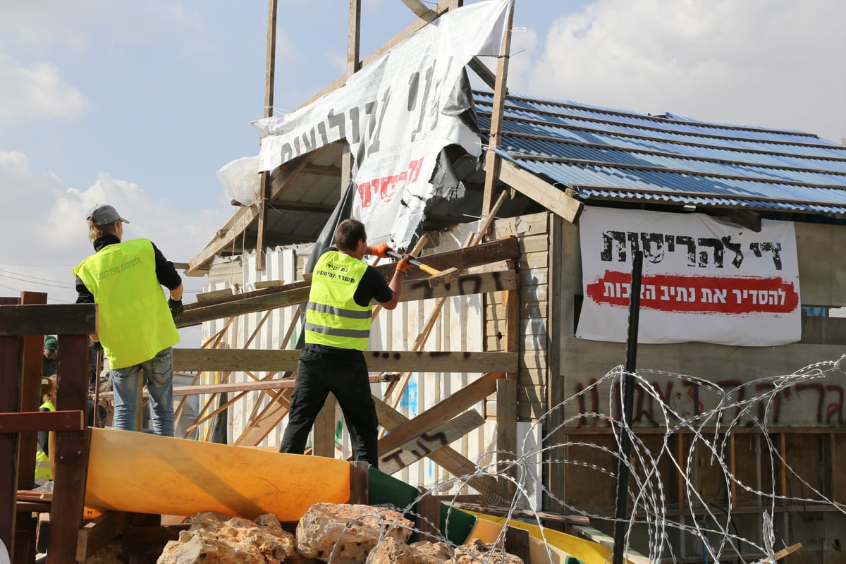 הושלם פינוי "הנגרייה" בנתיב האבות • צפו