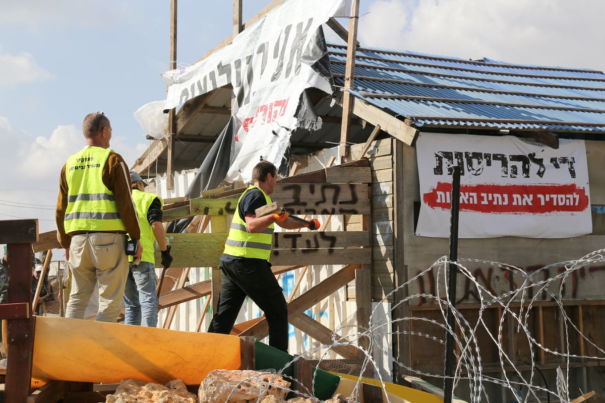 הושלם פינוי "הנגרייה" בנתיב האבות • צפו