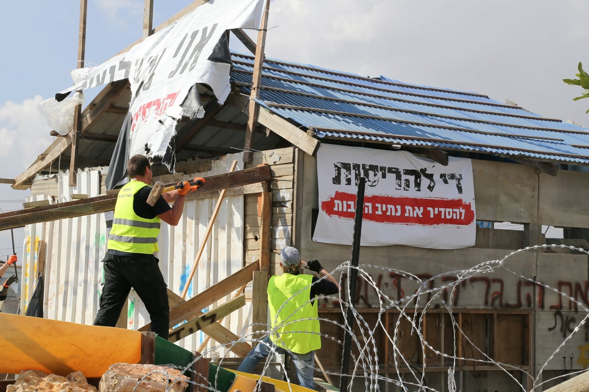 הושלם פינוי "הנגרייה" בנתיב האבות • צפו