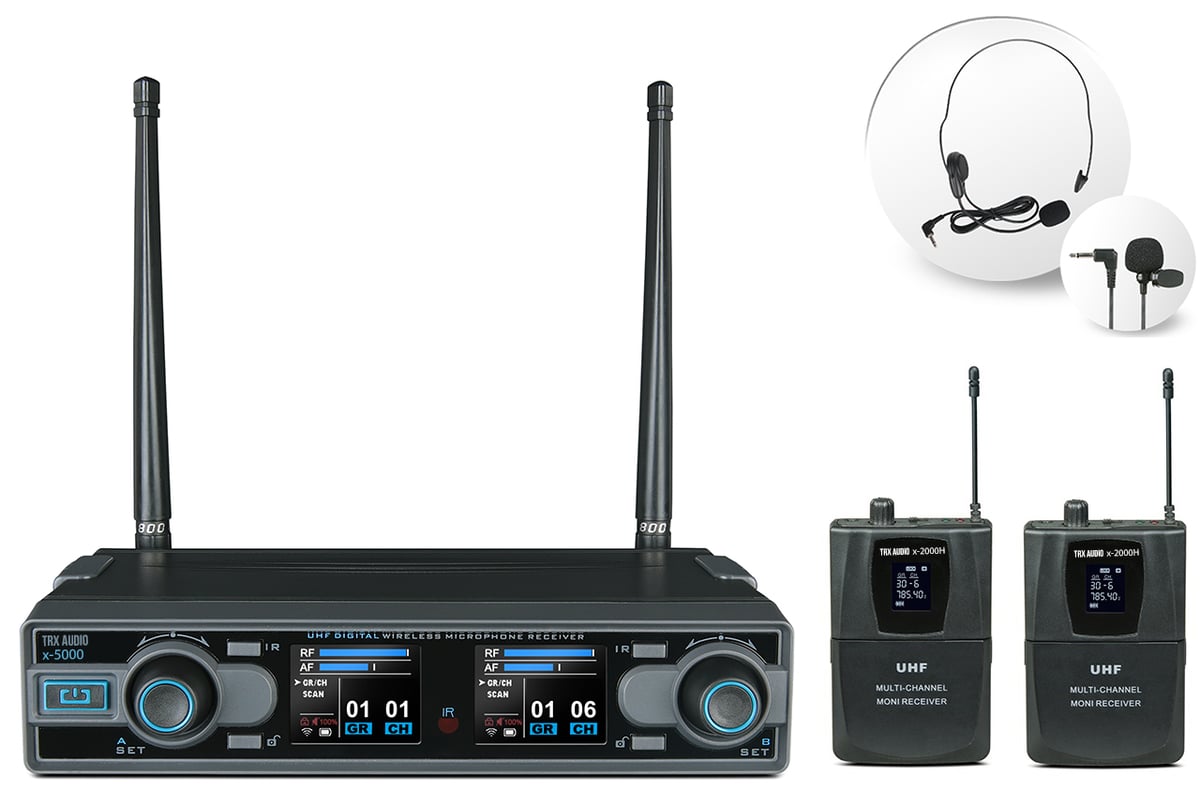 סקירת מוצר: מיקרופון אלחוטי מקצועי UHF TRX ADIO X5000