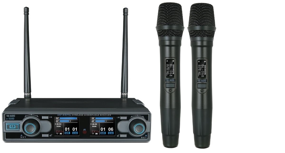 סקירת מוצר: מיקרופון אלחוטי מקצועי UHF TRX ADIO X5000