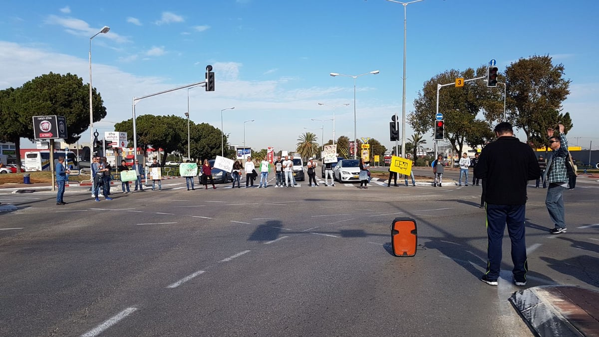 עובדי 'טבע' שוב חוסמים כבישים בירושלים