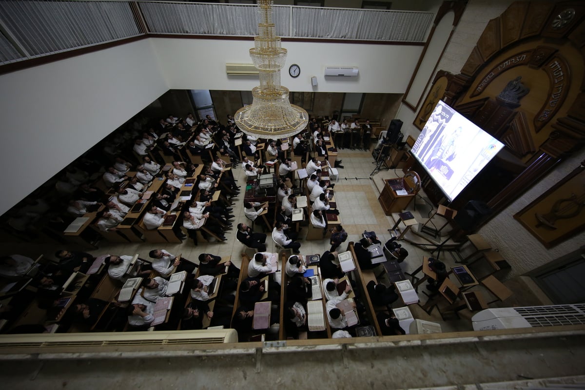 גלריה: אלפים בעצרת מספד למרן הגראי"ל שטיינמן