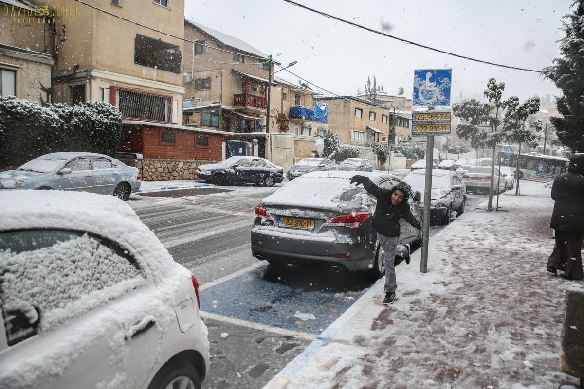 השלג בצפת • צפו בגלריה מרהיבה מבירת הגליל