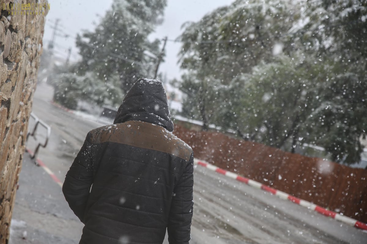 השלג בצפת • צפו בגלריה מרהיבה מבירת הגליל