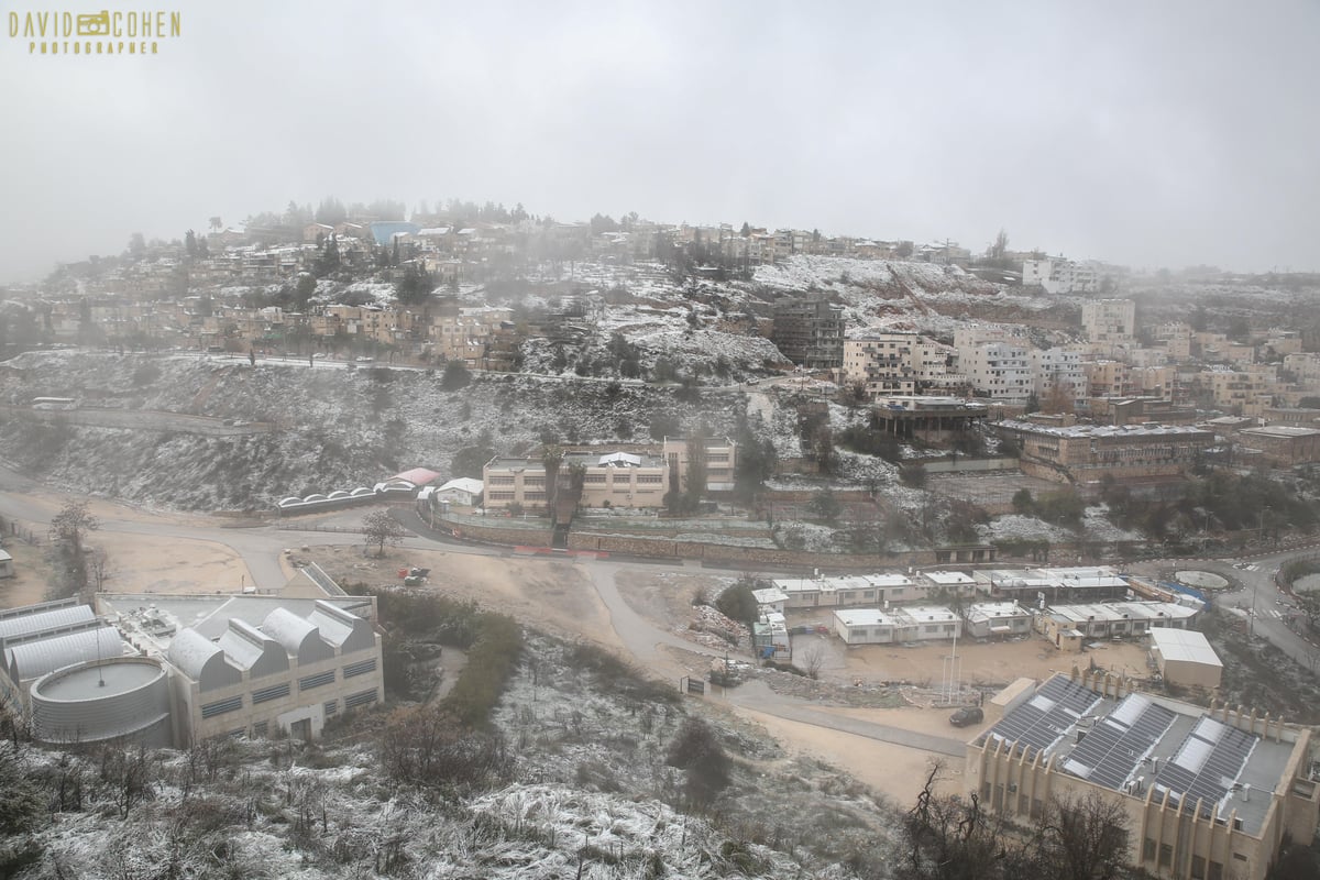 השלג בצפת • צפו בגלריה מרהיבה מבירת הגליל