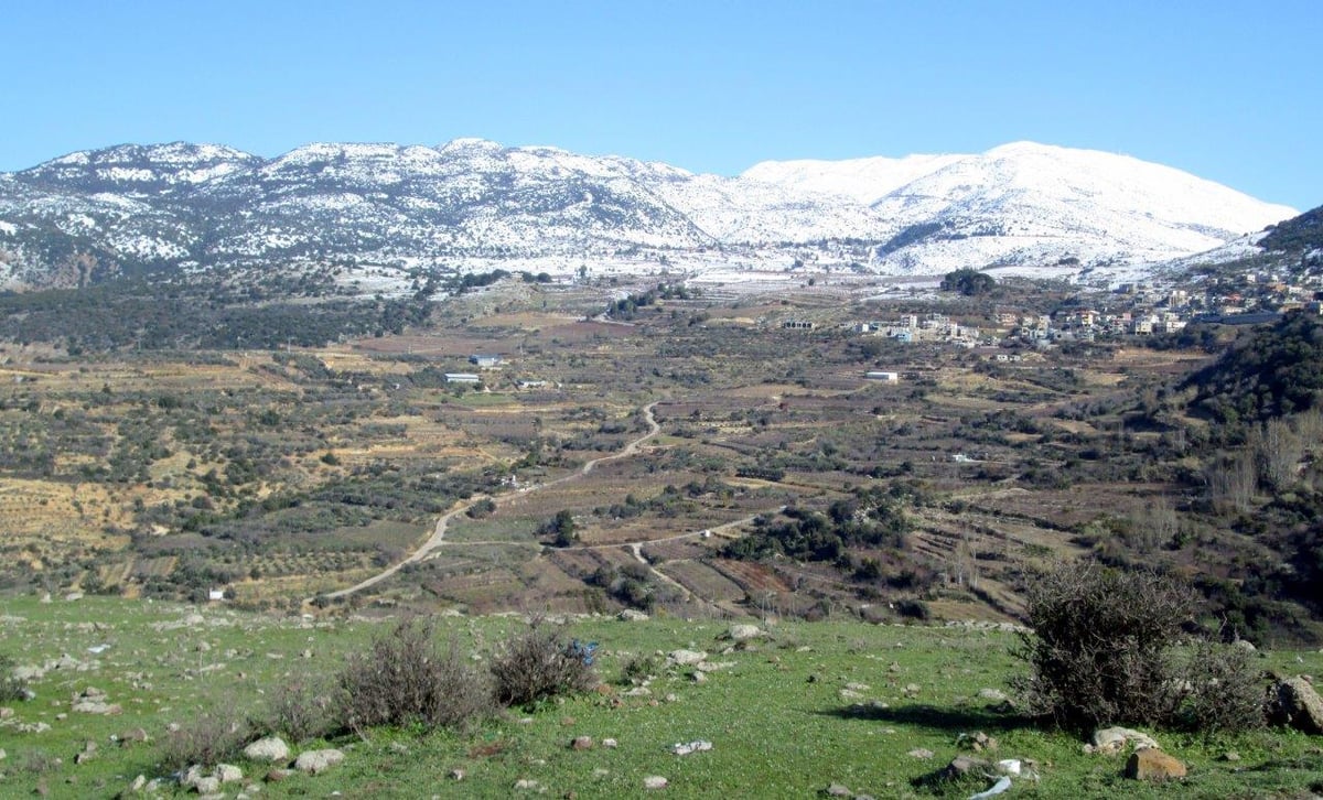 השלג ברמת הגולן והזרימות העזות בנחלי הצפון • צפו