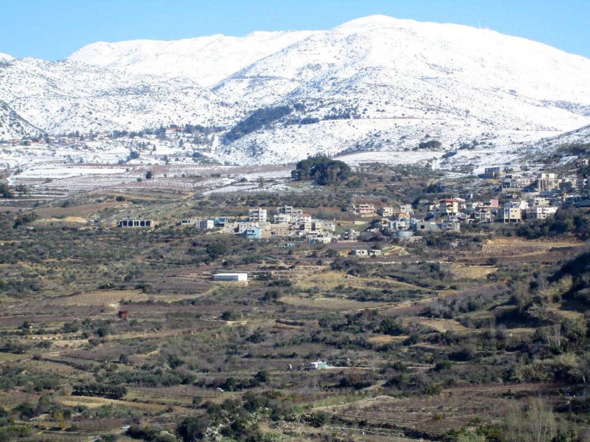 השלג ברמת הגולן והזרימות העזות בנחלי הצפון • צפו