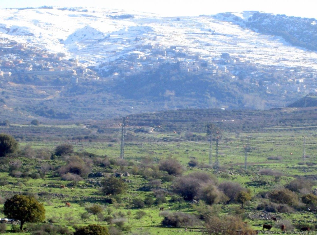 השלג ברמת הגולן והזרימות העזות בנחלי הצפון • צפו