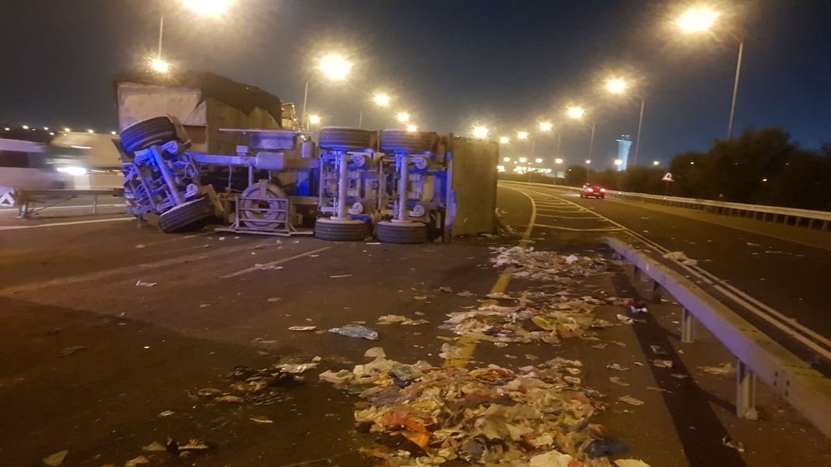 הבוקר: כביש 1 וכביש 6 נחסמו לתנועה