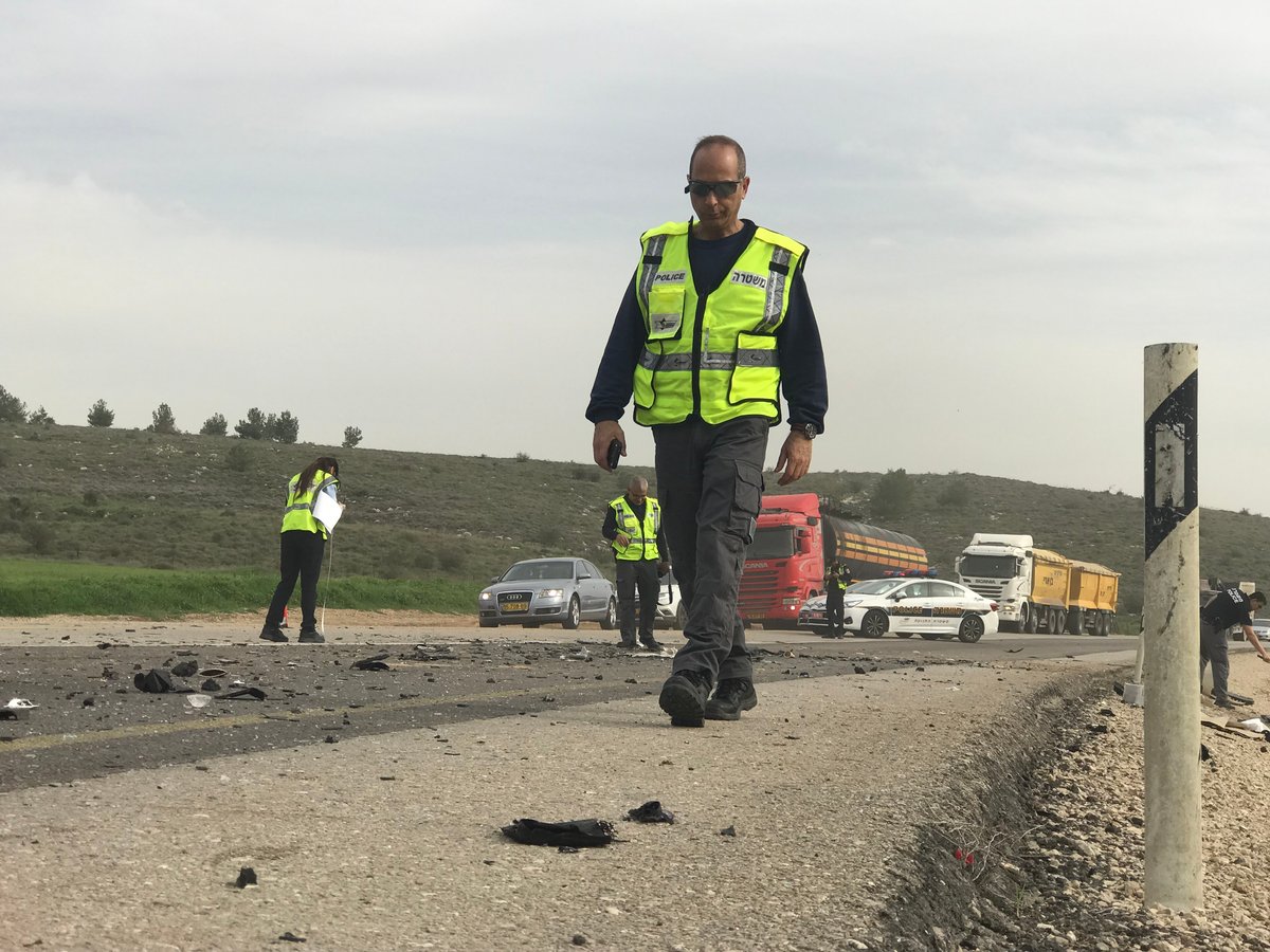 בגלל עקיפה: תאונה קטלנית ליד קרית גת