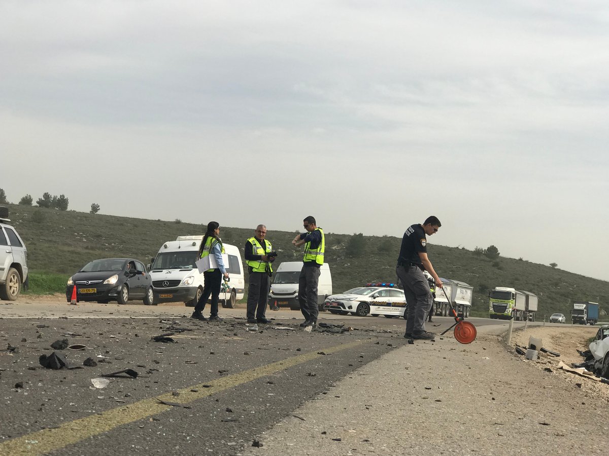 בגלל עקיפה: תאונה קטלנית ליד קרית גת