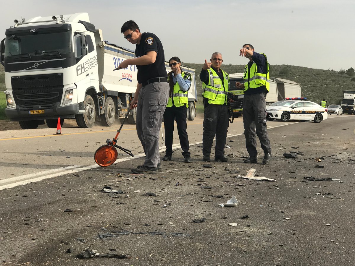 בגלל עקיפה: תאונה קטלנית ליד קרית גת