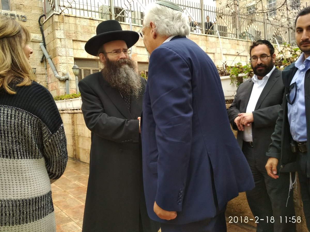 שגריר ארה"ב דיוויד פרידמן ביקר בישיבת "תפארת ישראל"