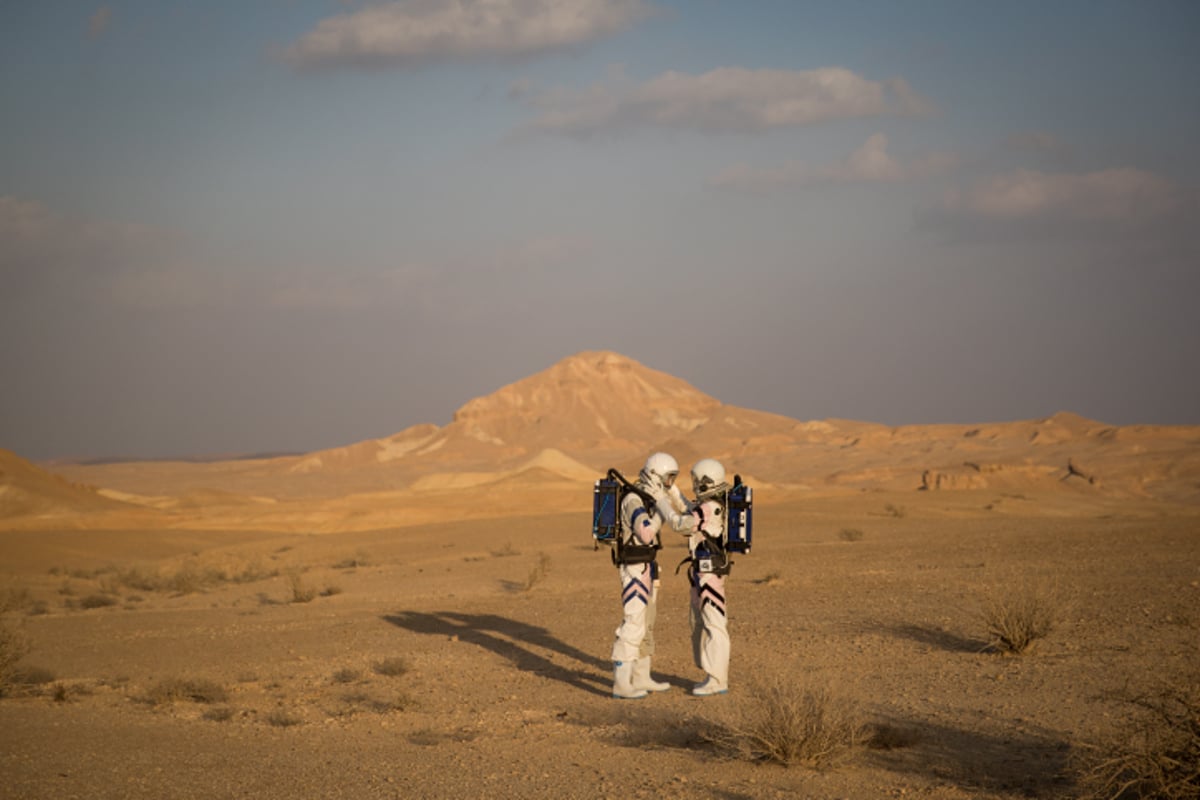 אסטרונאוטים טיילו ב"מאדים" הישראלי • גלריה