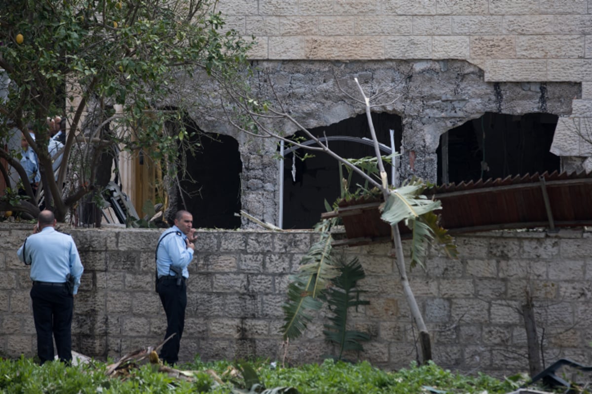 הרחפן תיעד: זירת פיצוץ בלון הגז בירושלים