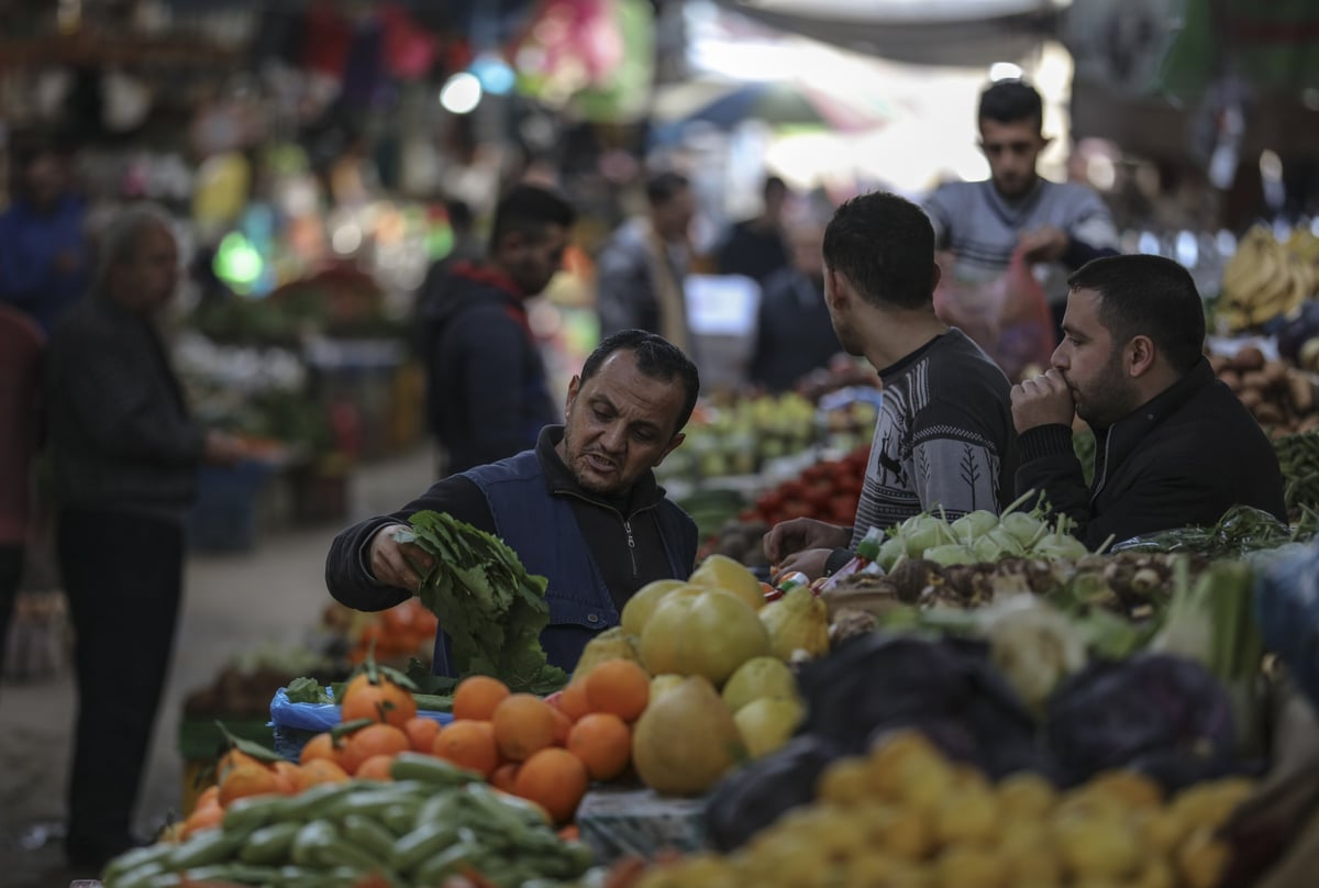 הצצה: כך נראה שוק אלזאוויה בעזה • צפו בגלריה