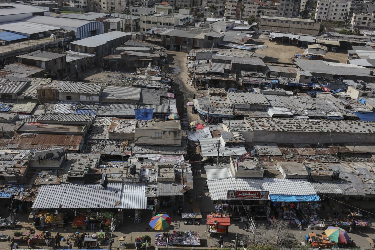 הצצה: כך נראה שוק אלזאוויה בעזה • צפו בגלריה