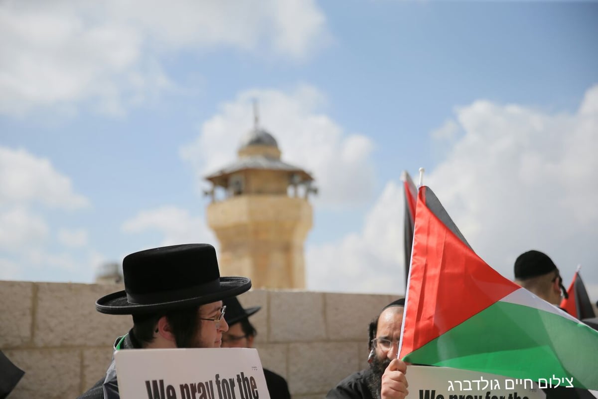 נטורי קרתא הפגינו בחברון: לפתוח את רחוב ה"שוהדא" לפלסטינים