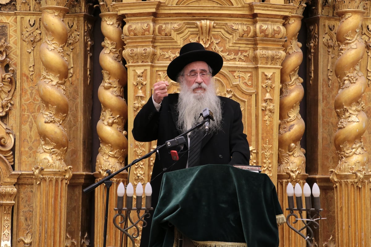 תיעוד: ההספד על הגר"ש אוירבך זצ"ל בפוניבז'