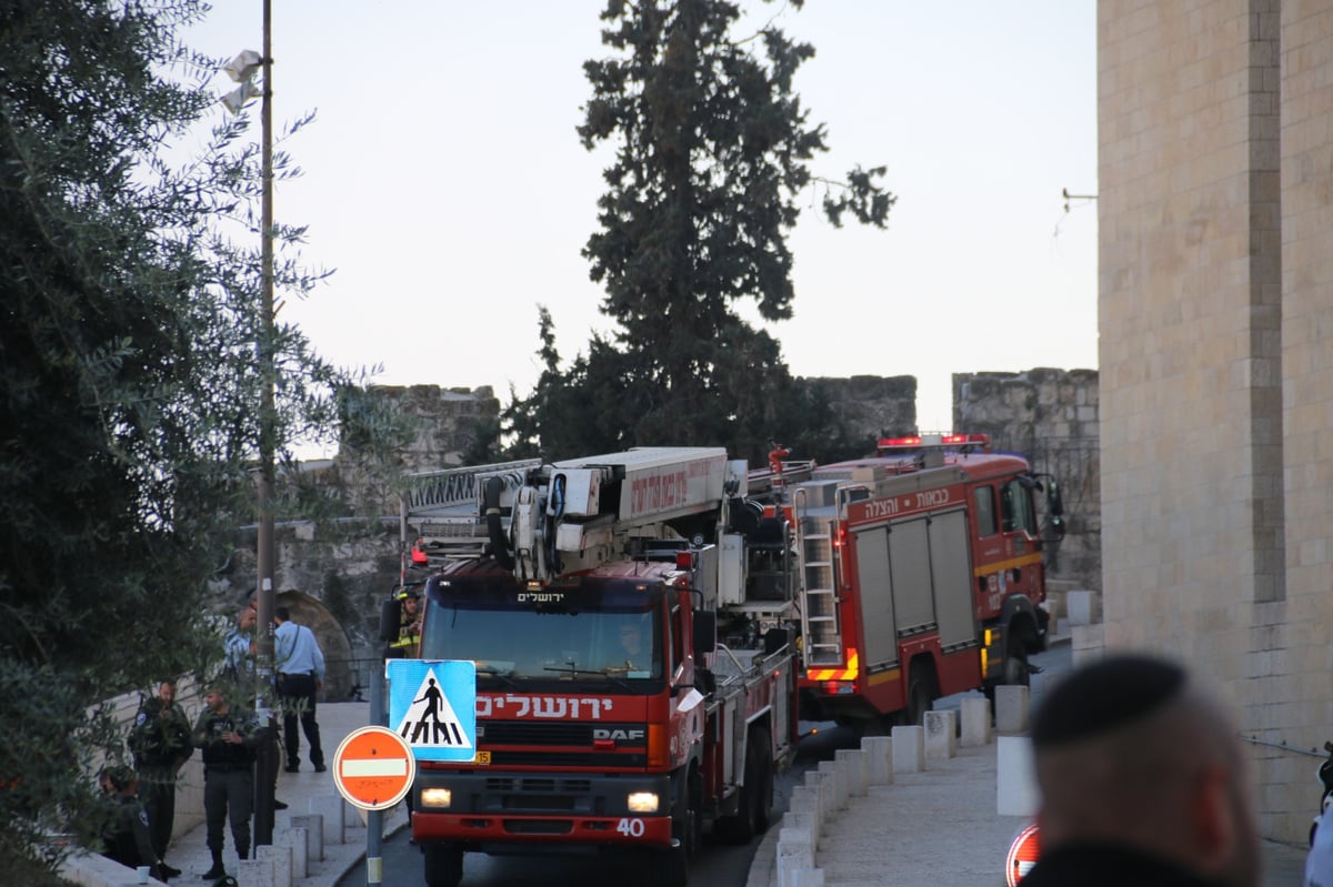 ירושלים: שריפה פרצה בישיבת 'פורת יוסף' בעיר העתיקה