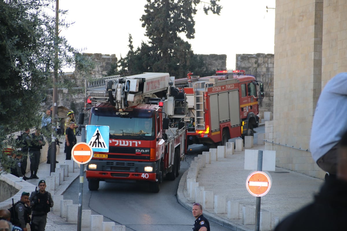 ירושלים: שריפה פרצה בישיבת 'פורת יוסף' בעיר העתיקה