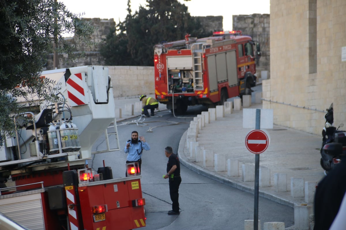 ירושלים: שריפה פרצה בישיבת 'פורת יוסף' בעיר העתיקה